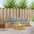 Set vanjskih sofa 5 pcs Bijela i svjetlosiva Poliester