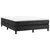 Greatstore Box spring postelja z vzmetnico črn 140x190 cm umetno usnje