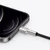 BASEUS Kabel Cafule Series Metal Data USB-A – iPhone Lightning 2,4 A, 1 m – črn