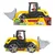 LENA Car Truxx 2 nakladalnik plastika 34cm s figurico 24m+