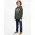 GAP Majica HERITAGE temno zelena/bela