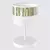 Stona lampa LUX 1xE27/15W/230V bela/zlatna