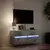Zidni TV ormarić s LED svjetlima boja betona 100x31x45 cm