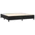 Greatstore Box spring postelja z vzmetnico črna 200x200 cm žamet