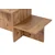 Hanah Home Klub sto Harmony, 80x40x40cm, Braon