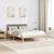 vidaXL Kovinska posteljna konstrukcija Rjava in taupe 160 x 200 cm