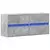 Zidni TV ormarić s LED svjetlima boja betona 100x31x45 cm