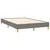 Krevet box spring s madracem LED tamnosivi 120 x 190 cm tkanina
