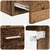 Umivaonik s policom Staro drvo 49,5 x 41 x 62,5 cm