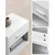 Songmics Set nočnih omaric 2 kosa 28x39x41 cm bela