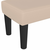 Klupa boja cappuccina 70 x 30 x 30 cm od umjetne kože