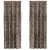 Baršunaste zavjese 2 pcs Boja cappuccina 225 x 140 cm Baršun