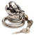 Master Series Caged Cougar Locking Chastity Cage Silver