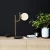 Opviq Stona lampa, Crna