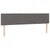 Krevet box spring s madracem LED sivi 160x200cm od umjetne kože