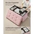 Songmics Shranjevalna klop 38x76x38 cm Roza