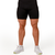 GymBeam Kompresivni šorc Mid Black