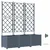 Vrtna saksija 3 pcs Svijetlo siva 120 x 40 x 142 cm Plastika