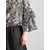 monari Bluza  črna / bela