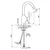 Baterija za lavabo B 2 JB30301