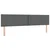 vidaXL Postelja boxspring z vzmetnico Temno siva 200 x 200 cm Blago