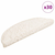 Prostirke za stepenice 30 kom 56x17x3 cm bijele poluokrugle