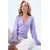 Trend Alacati Stili Ženska bluza dugih rukava Alc-X12929, Ljubičasta