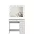 Hanah Home Sto za šminkanje 90x79,8x44,5cm Beli