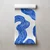Tapeta moderne modre valovite linije - 441x297