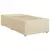 vidaXL vidaXL Box spring postelja z vzmetnico krem 90x200 cm blago, (21291683)