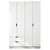 HANAH HOME Ormar mat bele boje Rb 156