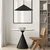 Luster na sajli CAPITAL 1xGX53/15W/230V, prečnik 60 cm, crni