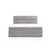 Esposa BOXSPRING POSTELJA 140 cm x 200 cm , tekstil rjavosiva