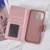Maska za telefon na preklop Hanman Mill za iPhone 16 Pro, Roze