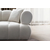 Atelier del Sofa Ugaona garnitura na razvlačenje Petra Left, 280 x 170 x 90 cm, Bela