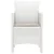 Vrtna stolica 4 pcs Bijelo 53 x 49 x 85 cm Polipropilen
