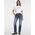 GUESS JEANS Majica krvavo rdeča/črna/bela