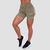 GymBeam Women‘s Pulse Running shorts 2in1 Vetiver