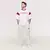 GymBeam Premium Heavyweight Varsity T-Shirt White