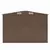 vidaXL Vrtna lopa 257x580x181 cm kovinska rjava