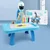 slomart Mini projektor robot LEAN TOYS, mizica za risanje, moder