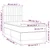 Vidaxl Box spring postelja z vzmetnico krem 80x200 cm blago