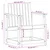 Vrtna stolica 62 x 56 x 77 cm od masivne borovine