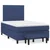 vidaXL vidaXL Box spring postelja z vzmetnico modra 120x190 cm blago, (21111765)