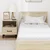 vidaXL Vzmetnice Bela 160 x 80 cm 100% poliester