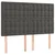 Vidaxl Box spring postelja z vzmetnico temno siva 140x200 cm žamet