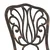 Vidaxl Vrtnik Bistro Set 3 szt. Bronasta Aluminij