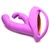Inmi Come-Hither Rocker 10X Come Hither Silicone Vibrator Purple