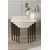 Hanah Home set od 4 umetnutih stočića Lyon, krem / orah