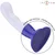 Intense Shorty Vibrator with Suction Cup & Remote Control Blue